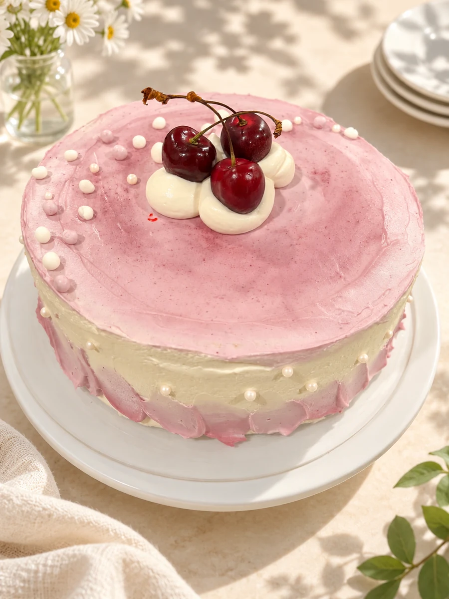 Fruit cream cake · C